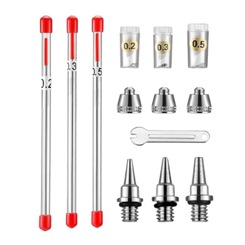 Airbrush nadelsets - 10,