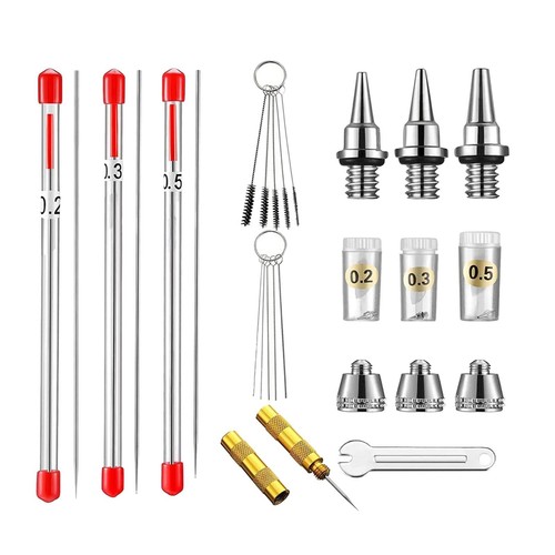 Teiliges airbrush nadel - 13-teiliges, airbrush-nadel-kit