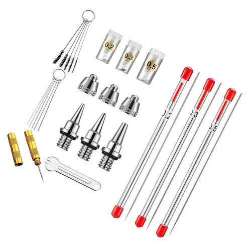 Teiliges airbrush nadel kit - 13-teiliges, airbrush-nadel-kit